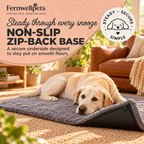 CloudRest Support Bed XL non-slip zip-back base