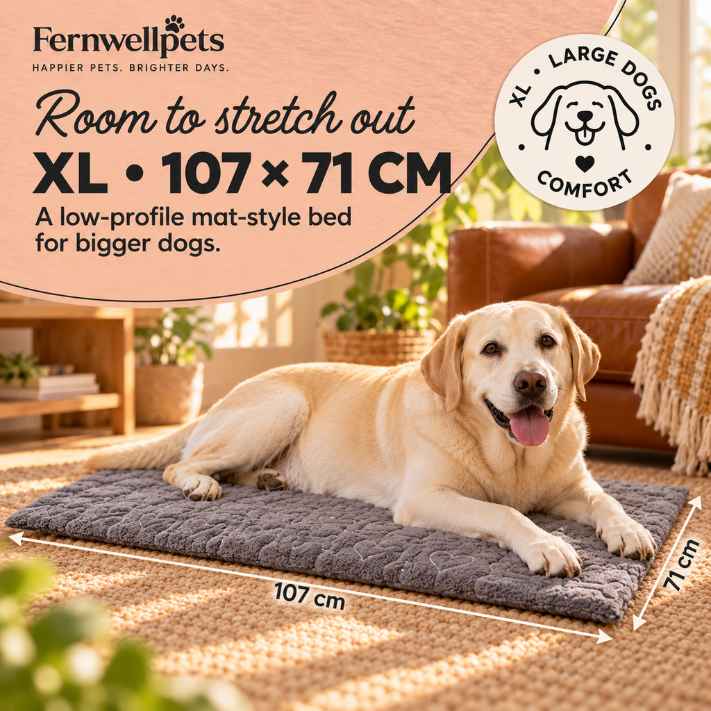 CloudRest Support Bed XL 107 by 71 centimetre size guide