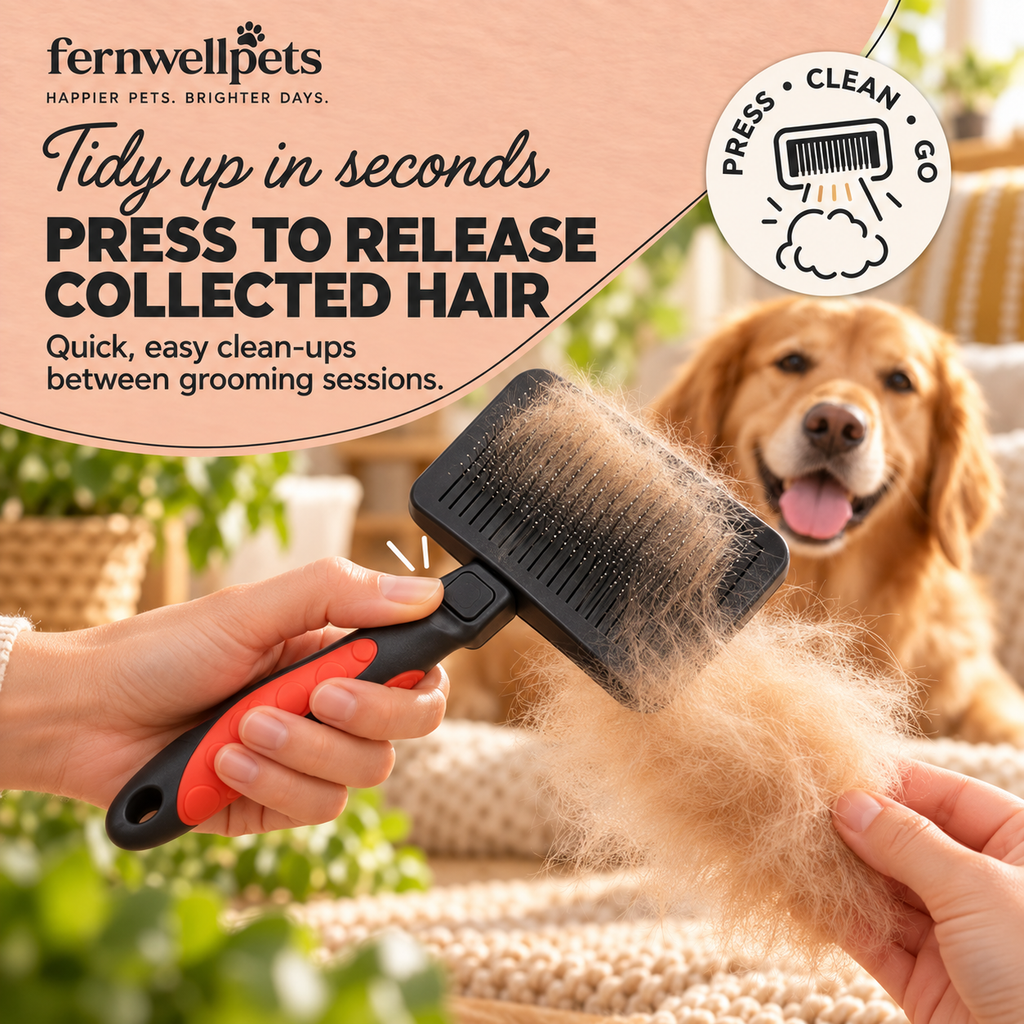 CoatEase slicker brush self-clean image