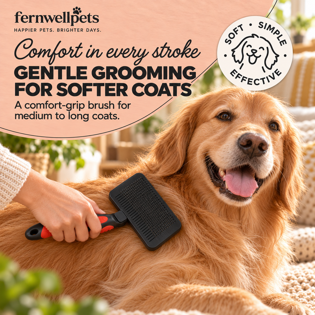 CoatEase slicker brush grooming image