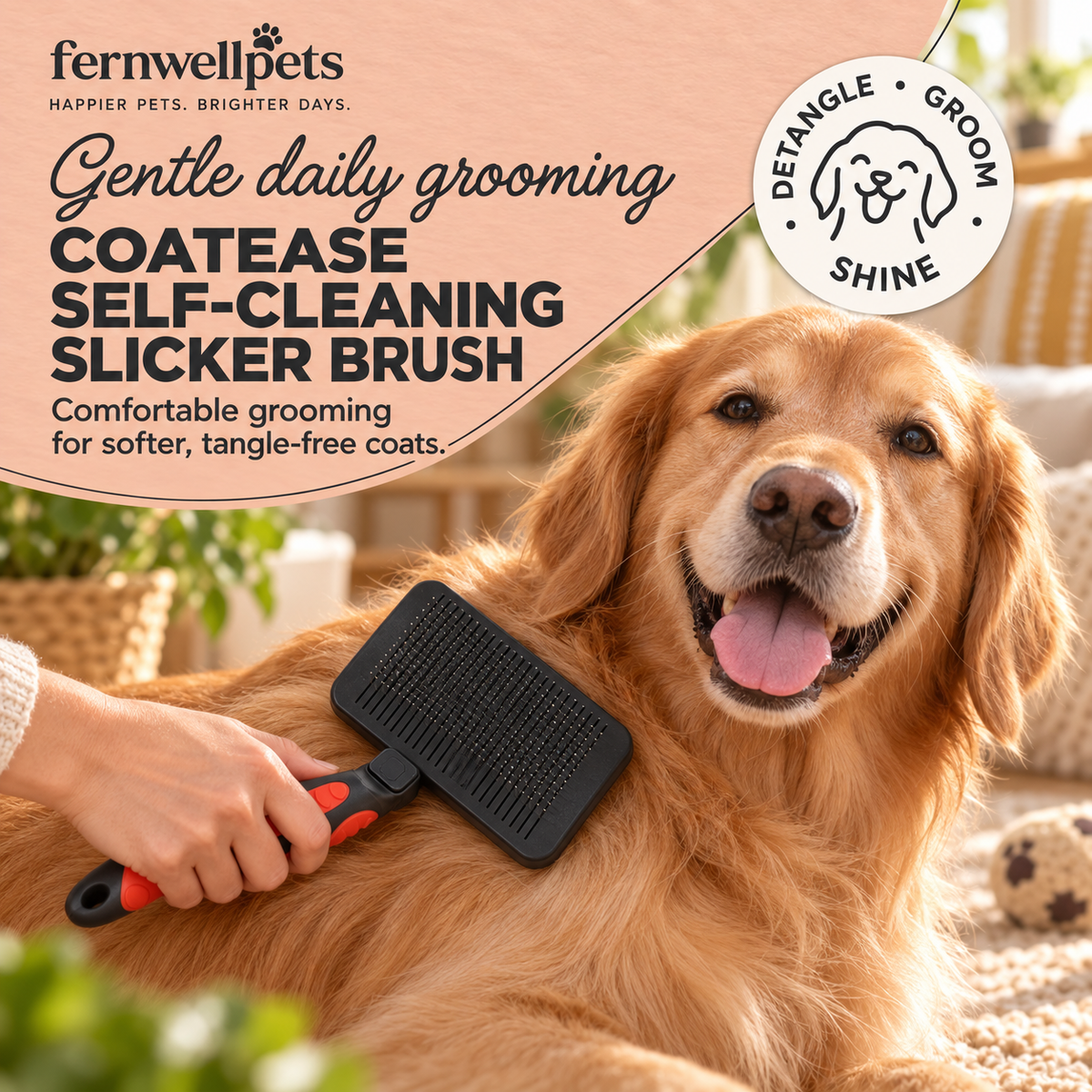 CoatEase slicker brush hero image