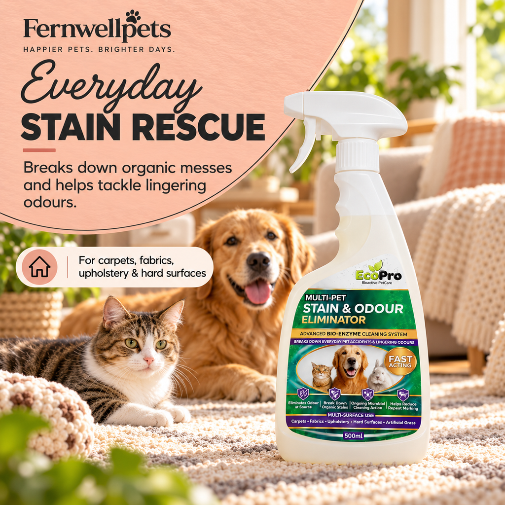EcoPro Multi-Pet Stain & Odour Eliminator – 500ml everyday stain rescue image