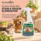 EcoPro Multi-Pet Stain & Odour Eliminator – 500ml hero image in fernwellpets peach theme