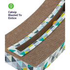Cat playing on the Fernwellpets Rock & Rest Cat Scratcher