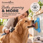 Fernwellpets Bathside Calm Lick Mat for baths grooming and calm care