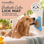 Fernwellpets Bathside Calm Lick Mat for calmer bath routines