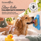 Fernwellpets Bathside Calm Lick Mat slow licking bath-time distraction