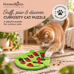 Curiosity Cat Puzzle Hidden Hunt treat-seeking image