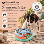 Fernwellpets Puppy Layered Feast Puzzle Feeder tips