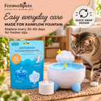 Fernwellpets Rainflow Fountain Filter easy everyday care