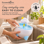 Fernwellpets Rainflow Fountain easy to clean