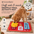 Fernwellpets Snuffle Trail Activity Mat Fast Food - Sniff, Seek and Snack