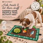 Fernwellpets Snuffle Trail Activity Mat Garden variant - hide treats and let them sniff