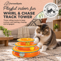 Fernwellpets Whirl & Chase Track Tower playful indoor fun