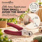 PawPrecision Guillotine Nail Clipper safe trimming guide