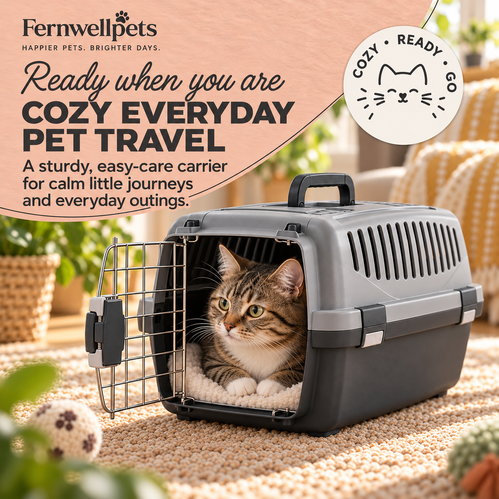 RoamReady Pet Carrier – Dark Grey cozy everyday travel lifestyle image
