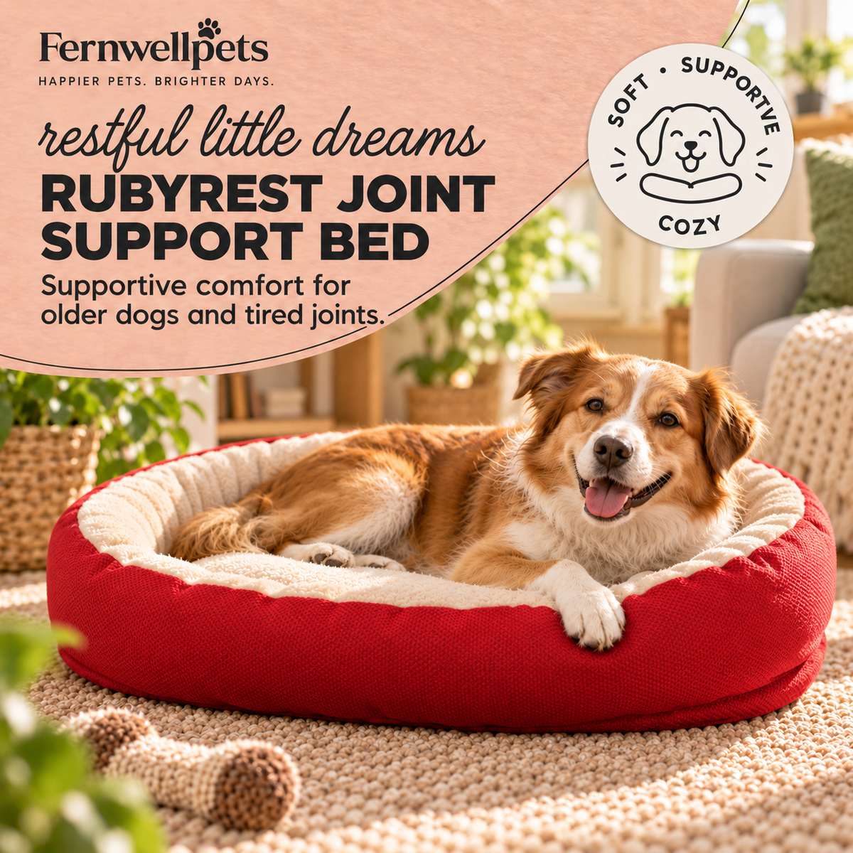RubyRest Joint Support Bed Medium hero image